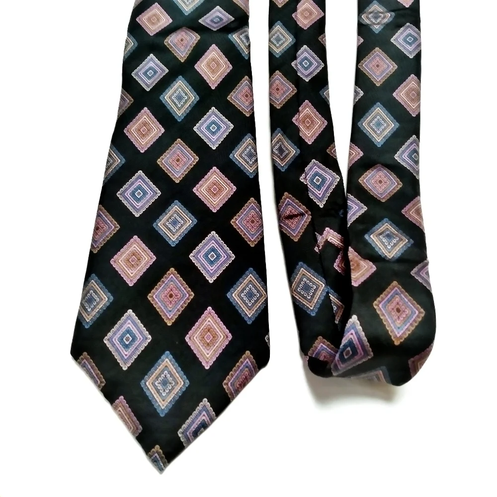 Mario Valentino Men's Italian Silk Print Tie